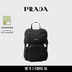 PRADA/普拉達【禮物】Re-Nylon與Saffiano牛皮革雙肩包背包 黑色