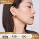白嵐瑪瑙耳圈女925銀輕奢耳環(huán)精致耳飾新款生日禮物送女友送老