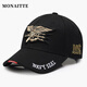 蒙奈特（MONAITTE）帽子男秋冬新款時(shí)尚棒球帽戶(hù)外爬山釣魚(yú)防曬大頭遮陽(yáng)運動(dòng)鴨舌帽女 黑色（四季款） 均碼 可調節（55-62CM）