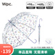 Wpc.雨傘chiikawa聯(lián)名果凍傘透明雨傘堅(jiān)固萌趣可愛高顏值長(zhǎng)柄抗風(fēng)雨具 蝴蝶小精靈CK-23-PT003