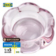 宜家（IKEA）BLADFAGEL布洛法格蠟燭盤蠟燭底座家用氛圍裝飾 粉紅色小圓蠟燭托3cm