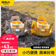 原始人戶外酒精爐野外爐具便攜煮茶爐野餐爐頭露營(yíng)酒精汽化爐野炊野營(yíng)爐 銀色