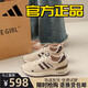 超火德訓鞋2025新女款軟底不累腳百搭休閑夏季新款網(wǎng)面透氣阿甘鞋 深棕AD5999 40
