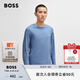 BOSS博斯【七夕節(jié)禮物】【打底三件套 100%棉】男士棉質(zhì)打底長(zhǎng)袖T恤 992-多色 M