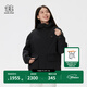 KOLON SPORT/可隆防水棉服 男女同款戶(hù)外運動(dòng)露營(yíng)防風(fēng)透濕耐磨短款棉服外套 LUPJ4WTT09-BK 黑色 L (175/96A)
