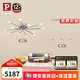 Paulmann P德國(guó)柏曼客廳臥室書(shū)房護(hù)眼吸頂燈輕奢簡(jiǎn)約分子LED燈具全屋套餐 A5【12頭】客餐廳【立享98折】 【三段調(diào)光】暖白光4000K