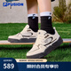 斐樂（FILA） FUSION斐樂潮牌女鞋【章昊同款】BANK III滑板生活鞋酷板鞋3代 雪白/黑-SB 37.5