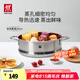 雙立人（ZWILLING）不銹鋼蒸籠蒸鍋可用蒸屜蒸格蒸魚蒸饅頭包子家用廚具篦子蒸鍋架 24cm雙耳蒸籠