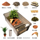 龜友天下烏龜缸黃緣專(zhuān)用飼養箱造景生態(tài)大號缸水陸兩棲半水龜躲避龜缸家用 黃緣龜生態(tài)缸透明灰套餐(帶排水)