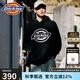 dickies【經(jīng)典款】衛(wèi)衣 logo印花連帽棉毛圈布衛(wèi)衣休閑衛(wèi)衣730 黑色 M