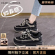 CAMILA KSENIA老爹鞋女2025新款夏季高級(jí)感踩屎感女鞋休閑久站不累腳通勤運(yùn)動(dòng)鞋 灰色 38
