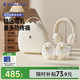 小白熊SnowBear吸奶器免手扶電動(dòng)全自動(dòng)熱敷便攜掛脖式雙邊吸乳器收納包組合8909
