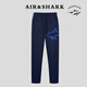 大青鯊 AIR SHARK意大利官方鯊魚(yú)衛褲男士輕奢刺繡休閑褲秋冬歐美時(shí)尚百搭情侶長(cháng)褲 寶藍色衛褲 SY-702 L 建議135-160斤
