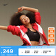 耐克（NIKE）SWOOSH鄭欽文同款女子速干襯墊內衣秋季中強度支撐DX6822 010黑/白 L