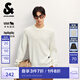 杰克·瓊斯（JACK&JONES）【七夕情人節(jié)禮物】秋冬季毛衣男士潮圓領(lǐng)針織衫套頭打底衫羊毛衫 奶白A42 M 175