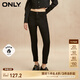 ONLY時(shí)尚高腰加絨緊身小腳褲九分牛仔褲女|123149043 J19 黑牛仔 S 160/64A