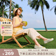 PANSY盼喜日本漁夫鞋女一腳蹬網(wǎng)面女鞋夏季薄款舒適透氣輕便鞋4238 乳白黃 38