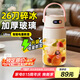 皆米（GUESMI）榨汁杯玻璃電動(dòng)榨汁機(jī)果汁機(jī)攪拌杯小型便攜家用多功能噸噸杯316刀頭 GM-Z2503 西柚粉 1L