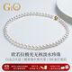 GiO珠寶 GUILD歐若拉極光淡水珍珠項鏈18K金520禮物送老婆