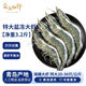 賣(mài)魚(yú)七郎 青島鹽凍大蝦海捕青蝦生鮮 蝦類(lèi)白蝦海鮮水產(chǎn)鮮凍國產(chǎn) 3.2斤(凈重)  【50-60只/公斤】無(wú)冰凈重純蝦