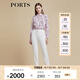 PORTS寶姿商場(chǎng)同款春季新品女裝長(zhǎng)袖襯衫上衣LD8B104PPT028 粉色印花 XL (10)