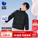 迷你巴拉冬新款男女童輕暖羽絨服寶寶戶(hù)外保暖親子羽絨服外套 黑色90001 【親子款】 110 【充絨量67.6g】