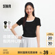 森馬（Semir）短袖t恤女短款假兩件百搭上衣25夏裝顯瘦U領(lǐng)套頭衫109325100015