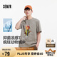 森馬（Semir）涼感T|商場(chǎng)同款瘋狂動(dòng)物城短袖t恤男印花2025夏抑菌101325100170