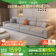 簡昕布藝沙發(fā)客廳2025新款直排小戶型沙發(fā)現(xiàn)代簡約棉麻沙發(fā)F6688