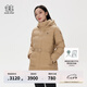 KOLON SPORT/可隆中量羽絨服 女子壓膠連帽冬GTX防風(fēng)寬松鵝絨外套夾克 LKDJ4WTK16-BE 米黃 M 165/88A