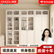 星都北歐鋼制書柜組合落地客廳儲(chǔ)物柜簡約現(xiàn)代展示柜酒柜帶頂柜