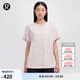 lululemon丨All Yours 女士棉混紡 T 恤 *Wash LW3IRES 淺象牙白珊瑚亮粉神秘紫水洗云紋 S
