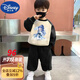 迪士尼（DISNEY）哪吒一歲寶寶兒童套裝春秋季男童女童衛衣衛褲兩件套國潮洋氣衣服 哪吒008 黑上衣+黑褲（高品套裝 90 身高 80-90cm