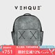 VENQUE范克城市輕戶外旅行雙肩包男大容量設(shè)計(jì)感防水背包通勤電腦書包 灰色