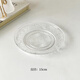 高顏值ins玻璃盤(pán)復古浮雕刻花水果盤(pán)蛋糕甜品碟早餐盤(pán)子圓形平盤(pán) 玻璃珍珠平盤(pán)【15cm】