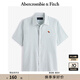 ABERCROMBIE & FITCH男裝25夏季美式復(fù)古經(jīng)典小麋鹿牛津紡?fù)獯疃绦湟r衫KI125-5084 綠色 2XL (185/124A)