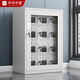 華訊中星手機存放柜工廠(chǎng)單位手機保管柜電子設備存放柜 12門(mén)帶外門(mén)存放款