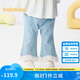 巴拉巴拉寶寶褲子女童牛仔褲2025夏季薄款甜美潮【商場(chǎng)同款】200225108001