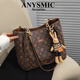 ANYSMIC奢侈高檔品牌包包女2025新款大容量通勤休閑單肩包托特包女送女友 咖色