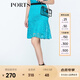 PORTS寶姿 新品 女裝優(yōu)雅蕾絲魚尾下擺半身裙LN8S024CLN006 松石綠 S (4)