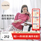 Cutelife女士竹棉針織短袖家居服夏季薄款月子服產(chǎn)后家居套裝孕婦睡衣睡褲 夏日甜心 M碼 建議身高160-165cm