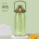 希樂(lè )大容量水杯男女學(xué)生帶吸管運動(dòng)便攜網(wǎng)紅tritan塑料杯子2L青色