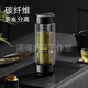 EATKM輕奢品牌雙層玻璃水杯男士茶杯高硼硅玻璃杯耐高溫茶水分離泡茶杯 雙層茶水分離泡茶杯350ml 禮盒裝