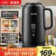 蘇泊爾（SUPOR）電熱水壺1.7L觸控調(diào)溫?zé)畨卮笃翆崟r顯溫恒溫母嬰沖奶粉316L不銹鋼電水壺 SW-17J61A