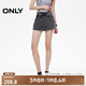 ONLY2025春季新款做舊水洗高腰裙褲A字短褲牛仔褲女|125143016 J0Z牛仔灰 L