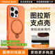 圖拉斯支點殼QPro【papi醬維嘉同款丨相機按鍵全包】 適用蘋果16promax手機殼iphone15pro支架磁吸防摔款 【假日橙】相機按鍵全包 【iPhone16ProMax】