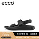 愛步（ECCO）涼鞋男 復(fù)古男士運(yùn)動(dòng)涼鞋夏天勃肯沙灘休閑鞋男皮涼鞋 科摩500944 黑色50094401001 41