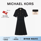 MICHAEL KORS邁克高仕 MK 女士 Polo 領(lǐng)針織百褶針織連衣裙 黑色 001 S