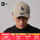 NEW ERA 紐亦華MLB男女情侶NY棒球帽彎檐遮陽(yáng)軟頂鴨舌帽920 14201624-淺卡其 洛杉磯道奇隊 OSFM