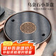 尚言坊天然烏金石茶盤家用圓形功夫茶具托盤儲(chǔ)蓄水式小型茶臺(tái)茶海